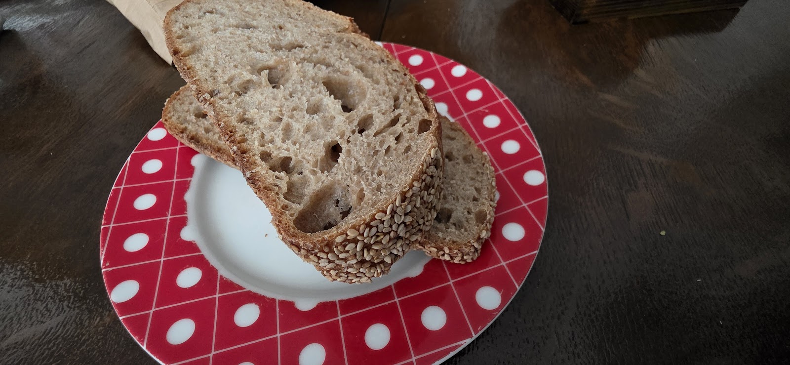 Freshly prepared item at Bakkerij Kameel